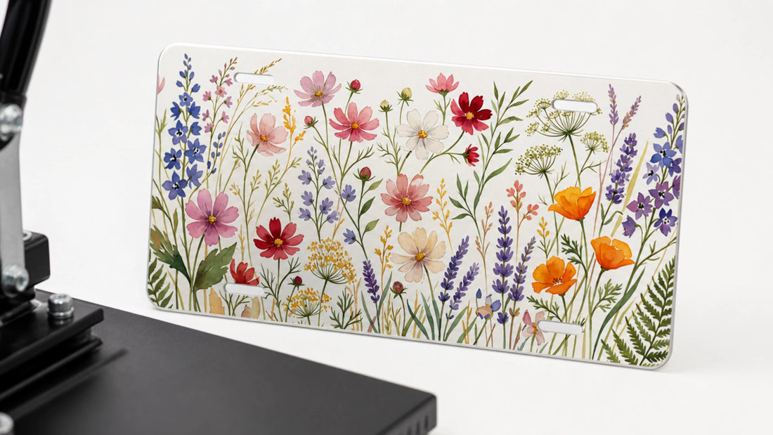 Sublimation License Plates: How the Art Gets on the Aluminum - Road Muse