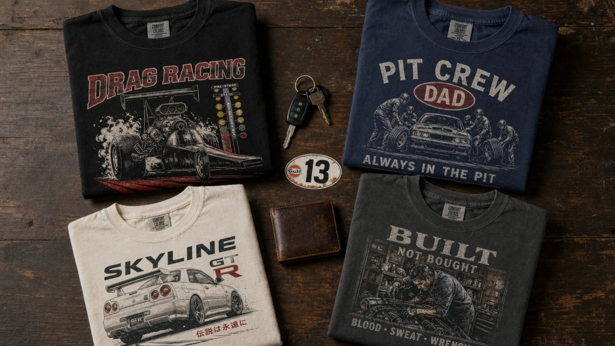 The Car Graphic Tee: Why Car Culture Chose Comfort Colors - Road Muse