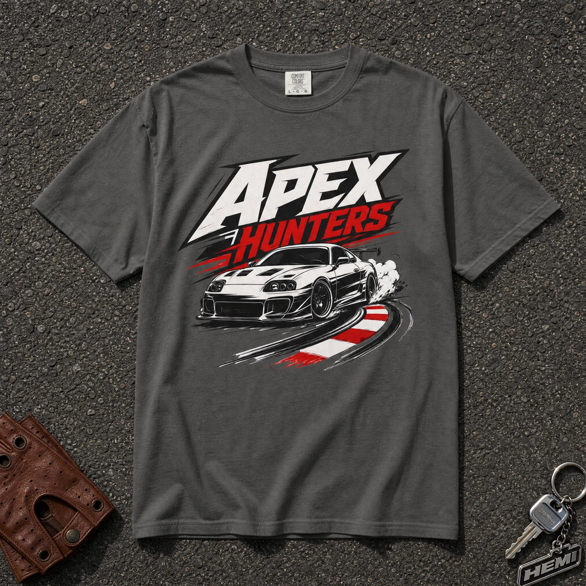 Apex Hunters Drift Track Racing Tee - Road Muse
