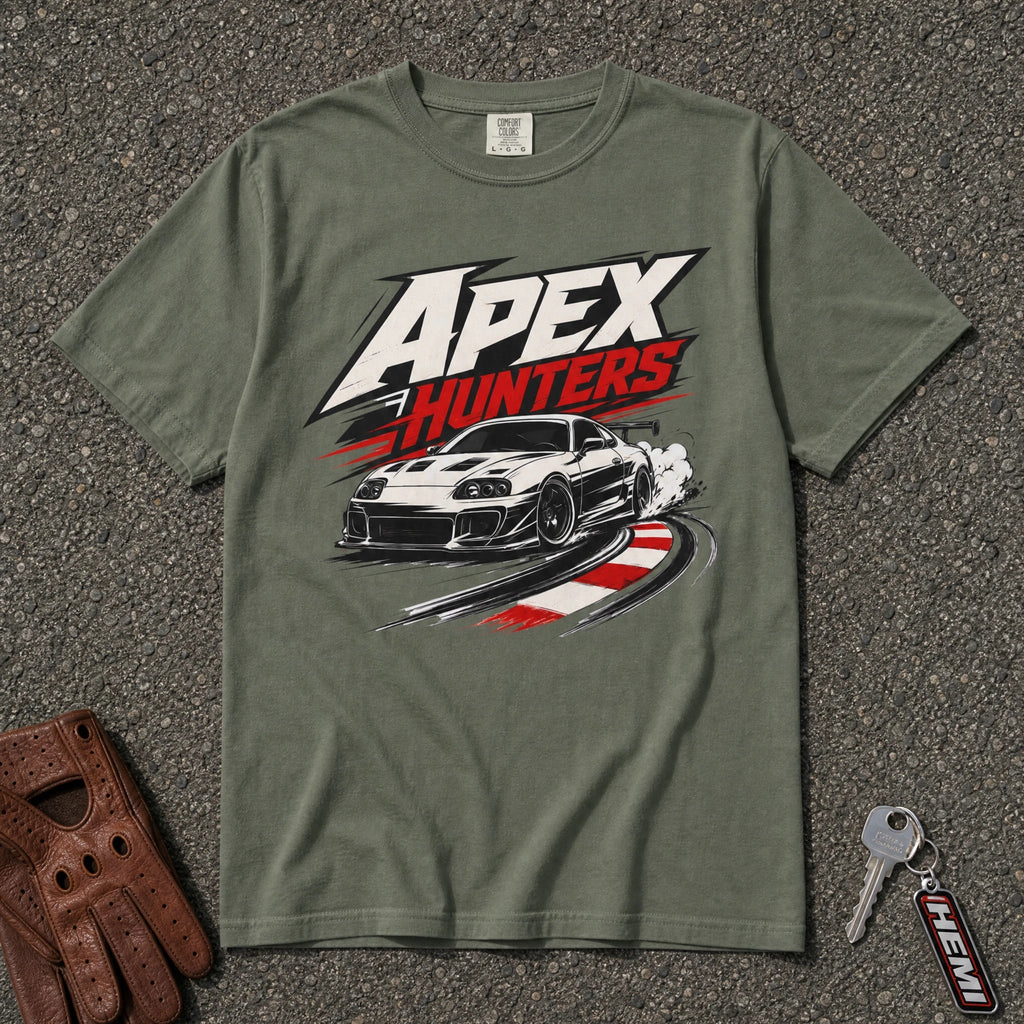 Apex Hunters Drift Track Racing Tee - Road Muse