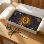 Astrology Wheel Skeleton Hand Zodiac Vanity Plate - Road Muse