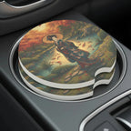 Autumn Geisha Car Coasters Set - Road Muse