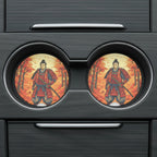 Autumn Samurai Car Coasters Set - Road Muse