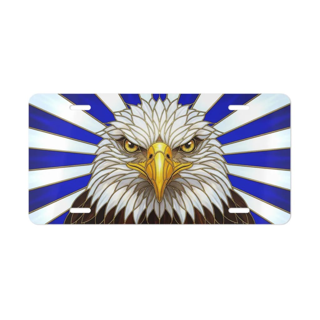 Bald Eagle Head Vanity Plate - Road Muse
