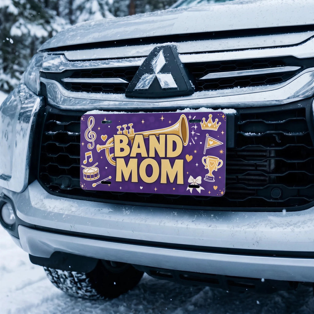Band Mom Vanity Plate - Road Muse