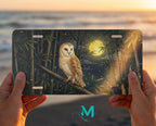 Barn Owl Moonlight Vanity Plate - Road Muse