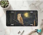 Barn Owl Moonlight Vanity Plate - Road Muse