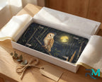 Barn Owl Moonlight Vanity Plate - Road Muse