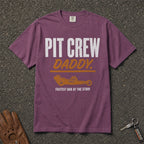 berry pit crew daddy drag racing tshirt — vintage wrench dragster graphic comfort colors tee