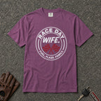 berry race day wife flags graphic tee — checkered flags motorsport wife comfort colors shirt