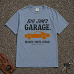 Big Jim's Garage Vintage Car Tee - Road Muse