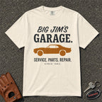 Big Jim's Garage Vintage Car Tee - Road Muse