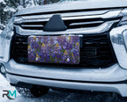 Bluebonnet Floral Vanity Plate - Road Muse