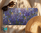 Bluebonnet Floral Vanity Plate - Road Muse