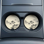 Bonsai Tree Car Coasters Set - Road Muse