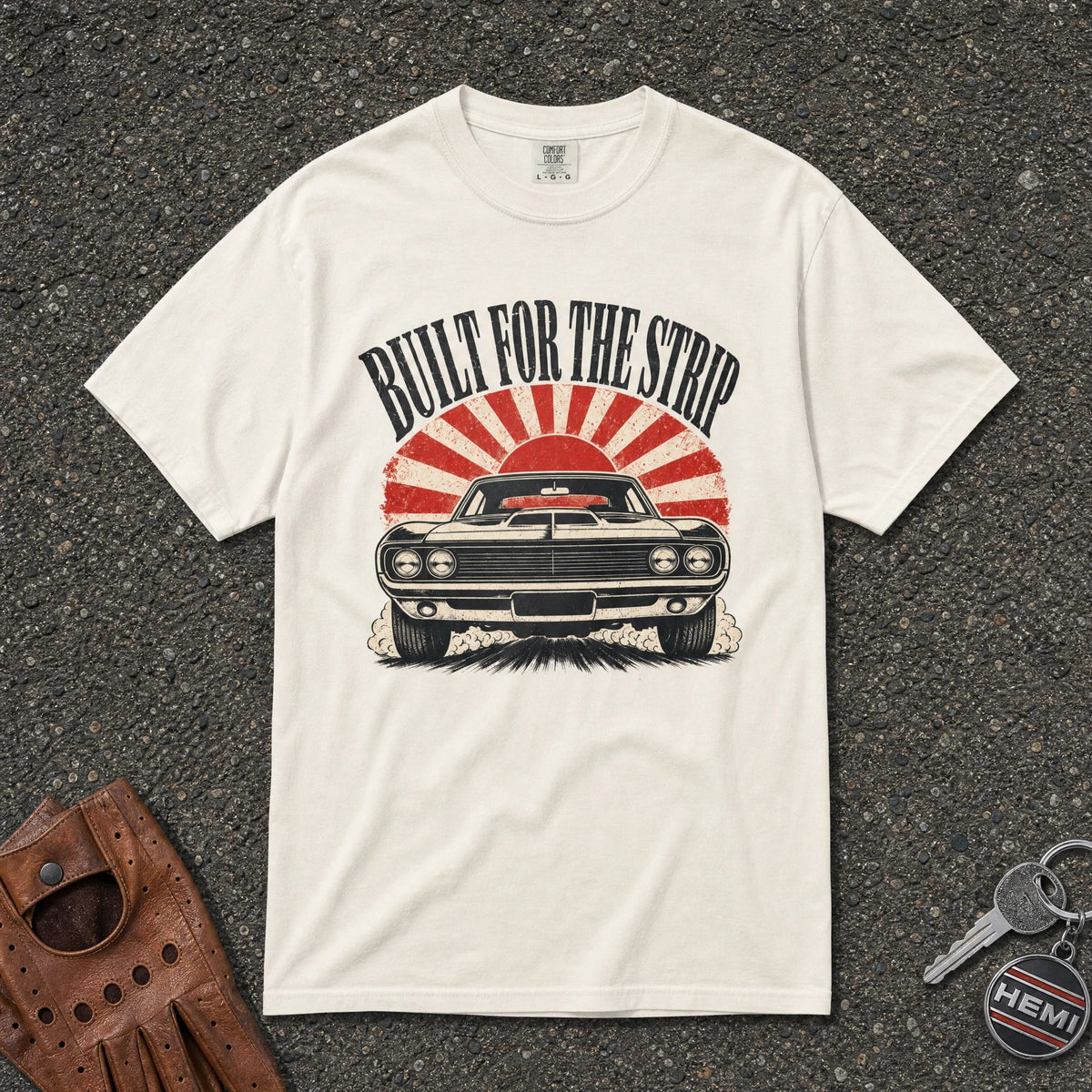 Built for the Strip Hot Rod Tee - Road Muse