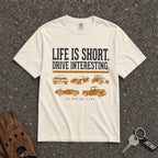 Car Life Drive Interesting Pattern Tee - Road Muse