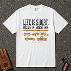 Car Life Drive Interesting Pattern Tee - Road Muse