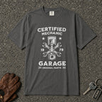 Certified Mechanic Piston Wrench Tee - Road Muse