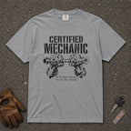 Certified Mechanic Wrench Hands Graphic Tee - Road Muse
