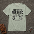 Certified Mechanic Wrench Hands Graphic Tee - Road Muse