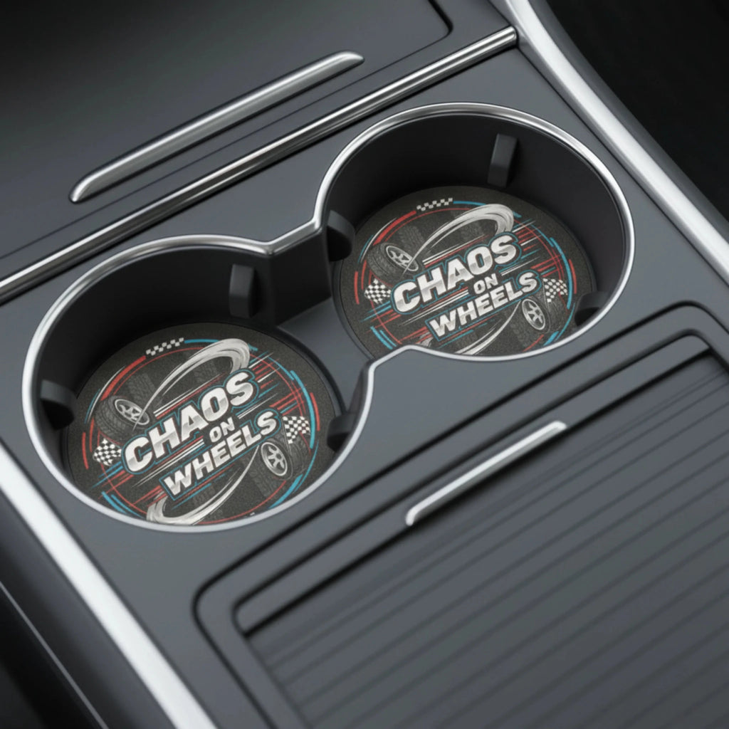 Chaos on Wheels Car Coasters Set - Road Muse
