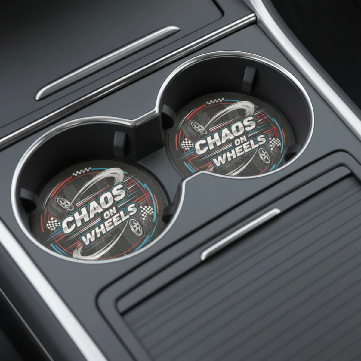Chaos on Wheels Car Coasters Set - Road Muse