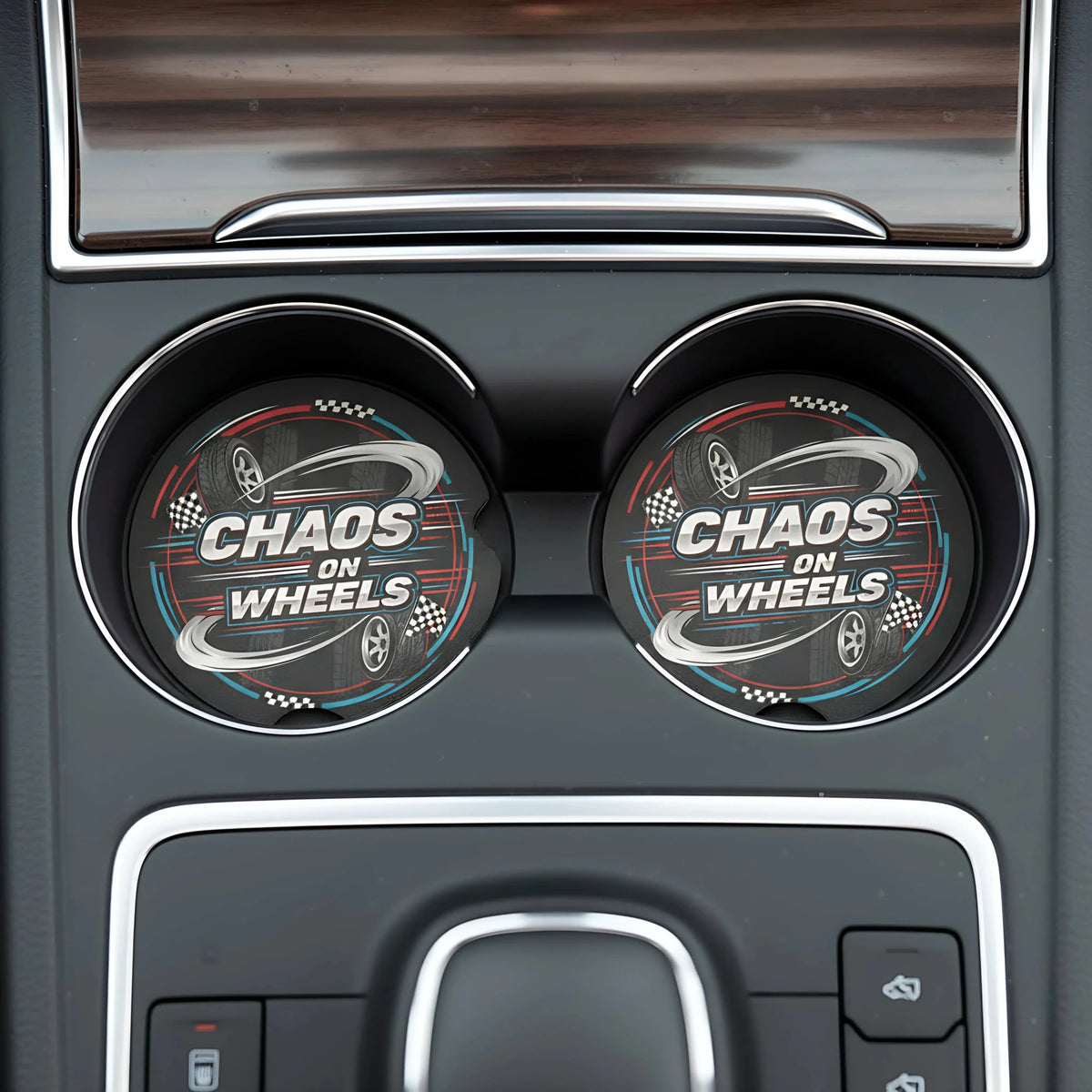 Chaos on Wheels Car Coasters Set - Road Muse