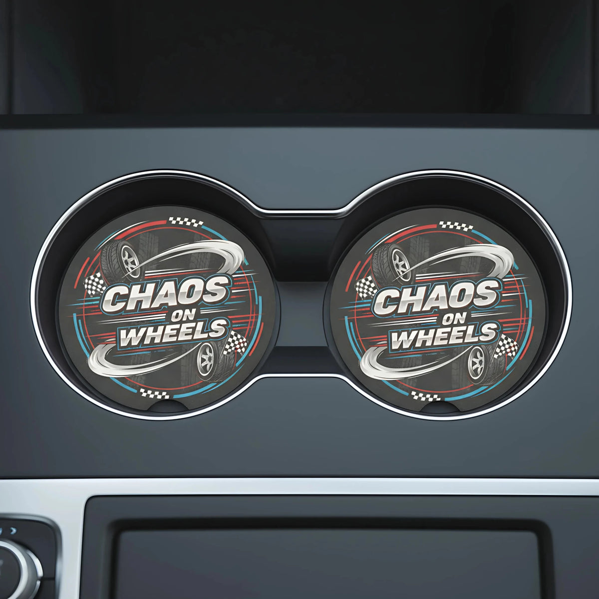 Chaos on Wheels Car Coasters Set - Road Muse