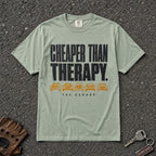 Cheaper Than Therapy Classic Car Tee - Road Muse