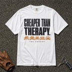 Cheaper Than Therapy Classic Car Tee - Road Muse