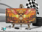 Chihuahua Sunset Desert Vanity Plate - Road Muse