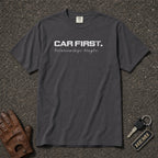 car first relationship maybe tshirt - minimal bold text comfort colors car humor tee