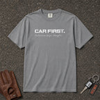 car first relationship maybe graphic comfort colors shirt - bold text car lover tee