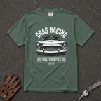 blue spruce drag racing full throttle tshirt — classic muscle car comfort colors vintage tee