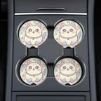 Cute Cat Car Coasters Set - Road Muse