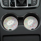 Cute Cloud Kawaii Car Coasters Set - Road Muse