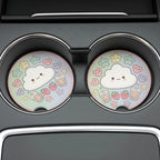 Cute Cloud Kawaii Car Coasters Set - Road Muse