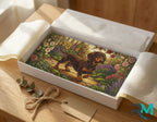 Dachshund Garden Scene Vanity Plate - Road Muse