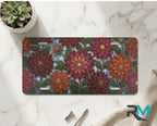Dahlia Colorful Garden Vanity Plate - Road Muse