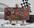 Dahlia Colorful Garden Vanity Plate - Road Muse