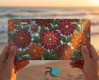 Dahlia Colorful Garden Vanity Plate - Road Muse