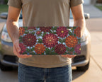 Dahlia Colorful Garden Vanity Plate - Road Muse