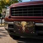 Deer Skull Moon Floral Vanity Plate - Road Muse