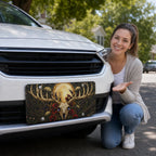 Deer Skull Moon Floral Vanity Plate - Road Muse