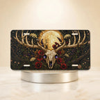 Deer Skull Moon Floral Vanity Plate - Road Muse