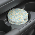 Delicate Daisy Car Coasters Set - Road Muse
