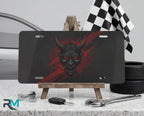 Demonic Oni Mask Vanity Plate - Road Muse