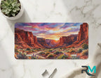 Desert Canyon Sunset Vanity Plate - Road Muse