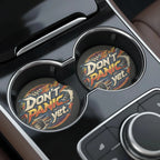 Don't Panic Yet Car Coasters Set - Road Muse